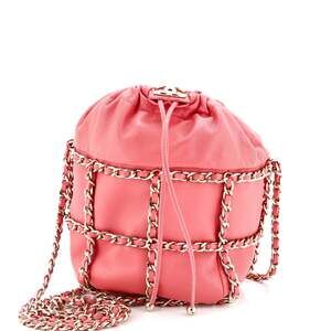 Chanel Chain Frame Cc Drawstring Bucket #199938C22